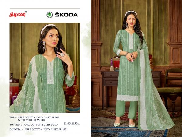 Bipson Skoda 2150 Printed Cotton Dress Material Collection
